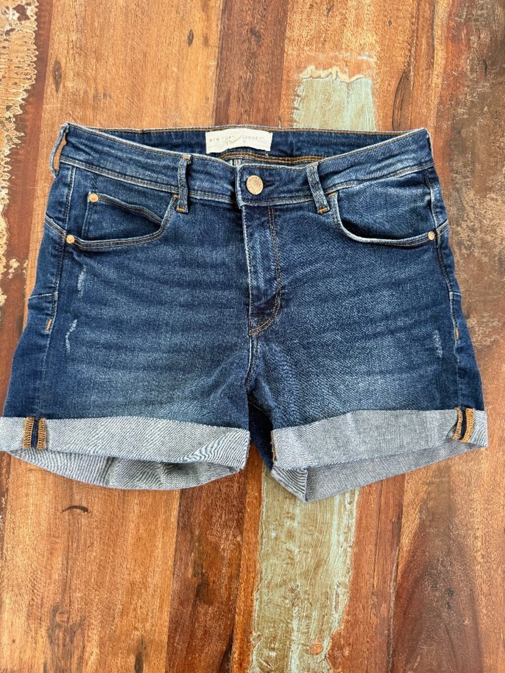New York Laundry Blue Denim Shorts Size 3